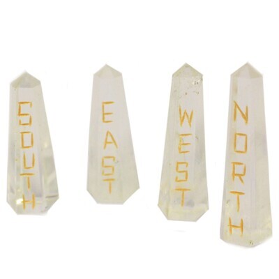 Quartz Stone Set - Points of the Compass