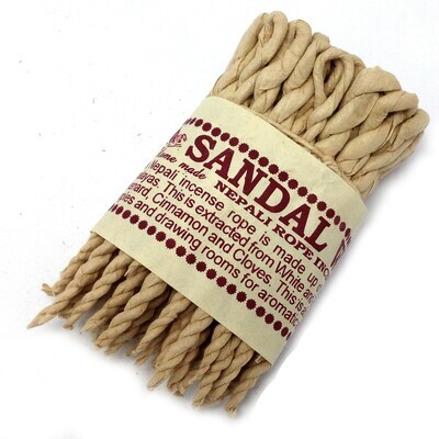 Rope Incense - Pure Herbs Sandalwood & Spice