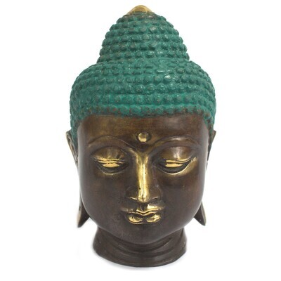Brass Buddha Head - classic