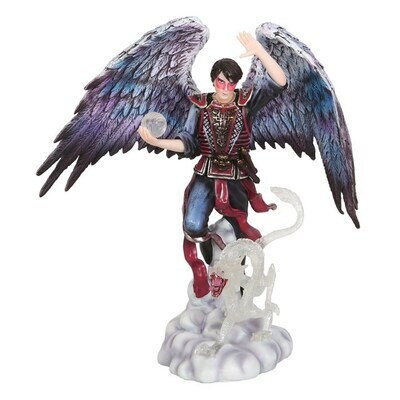 Gemini/Libra/Aquarius - Air Elemental Wizard Figurine by Anne Stokes