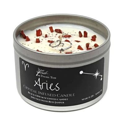 Aries Crystal Candle