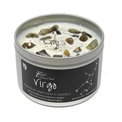 Virgo Crystal Candle