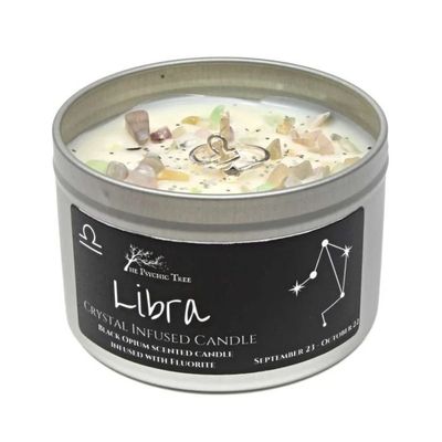 Libra Crystal Candle