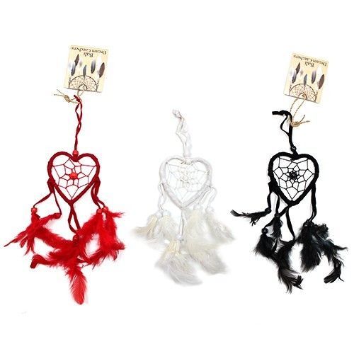 Dreamcatcher - Small Heart - Black