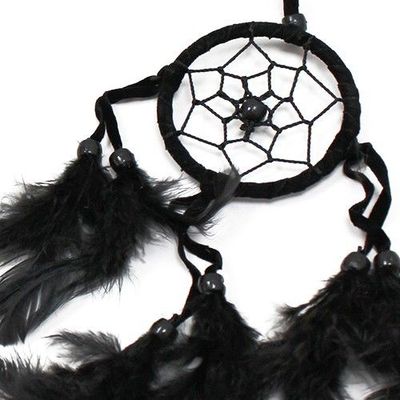 Dreamcatcher - Small Round - Black