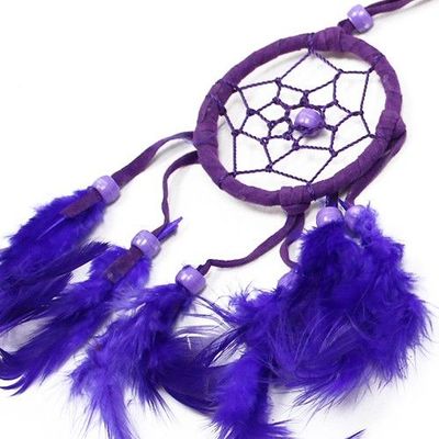 Dreamcatcher - Small Round - Purple