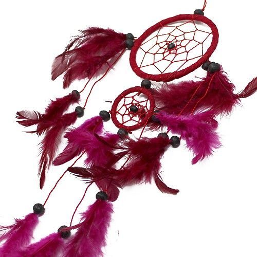 Dreamcatcher - Medium Round - Red