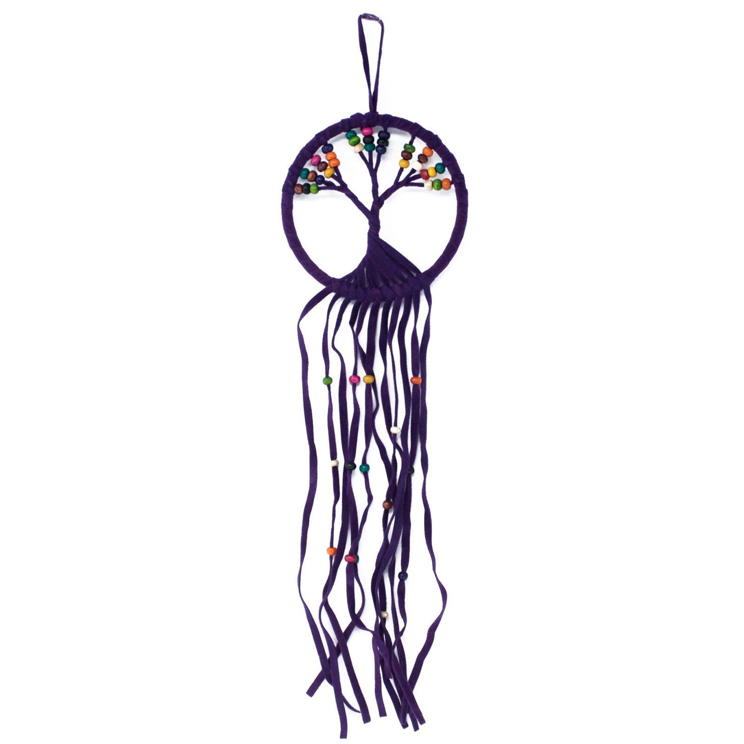 Dreamcatcher - Medium Round - Tree of Life - Purple