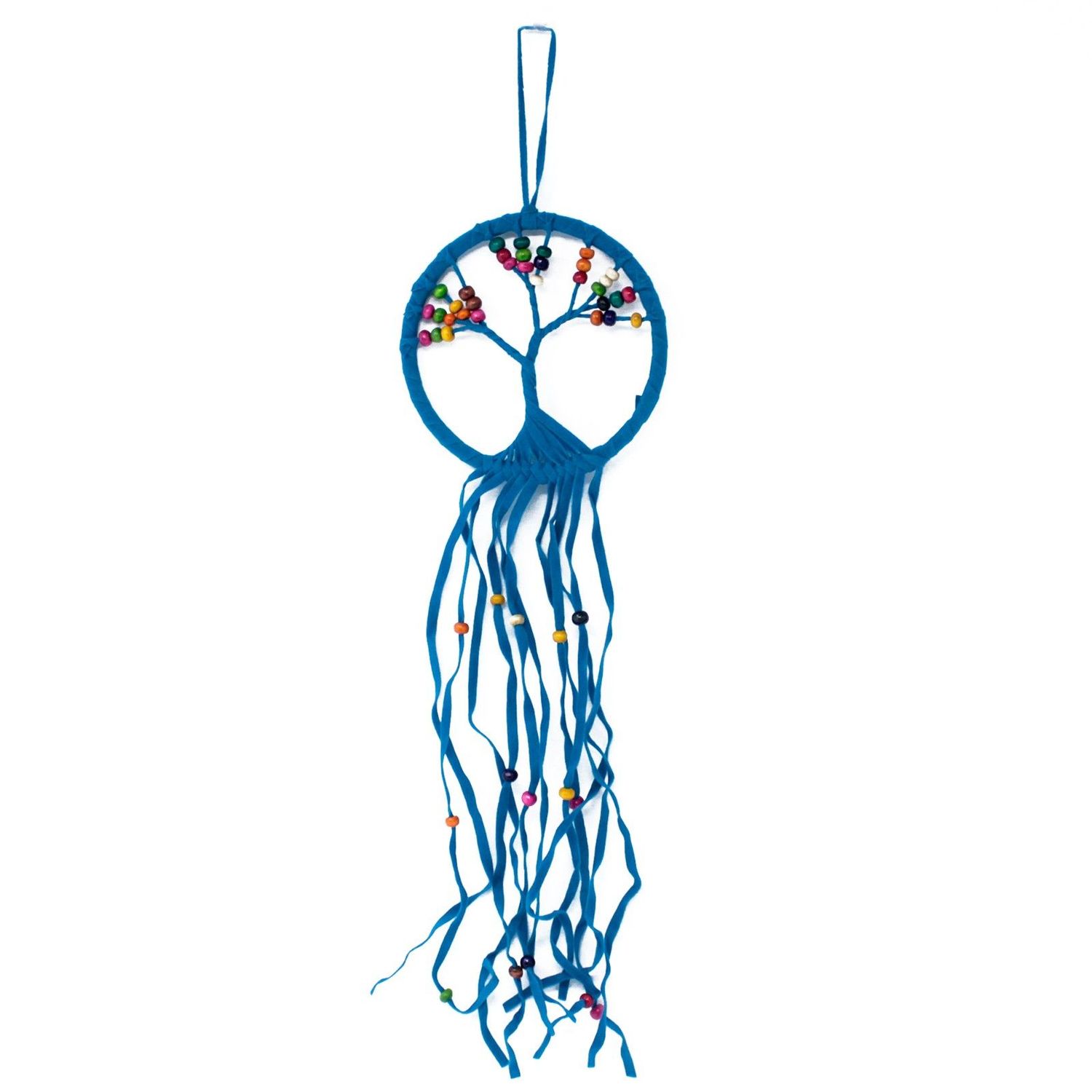 Dreamcatcher - Medium Round - Tree of Life - Teal