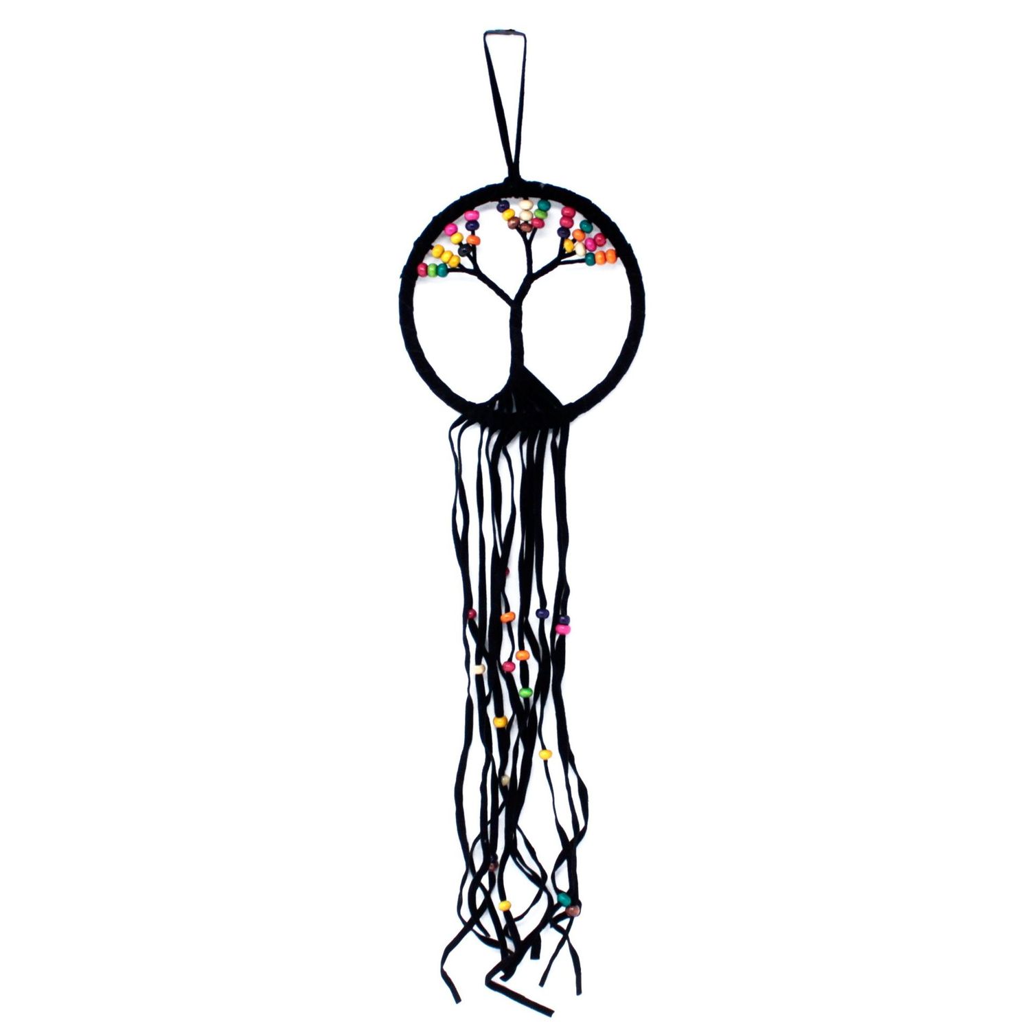 Dreamcatcher - Medium Round - Tree of Life - Black