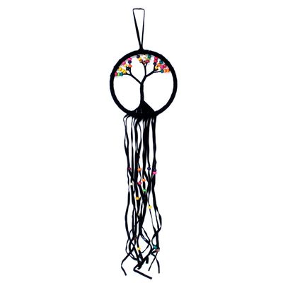 Dreamcatcher - Medium Round - Tree of Life - Black