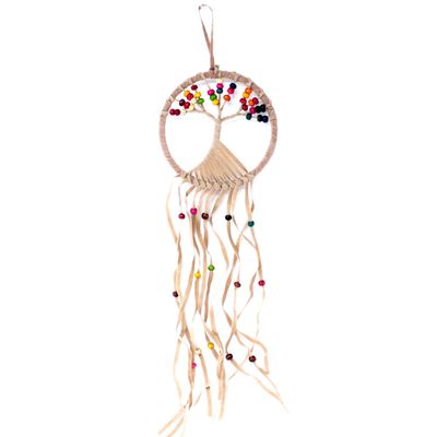 Dreamcatcher - Medium Round - Tree of Life - Cream