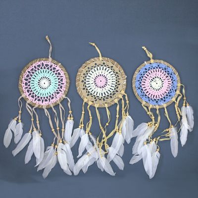 Dreamcatcher - Large Round - Macrame - Coffee