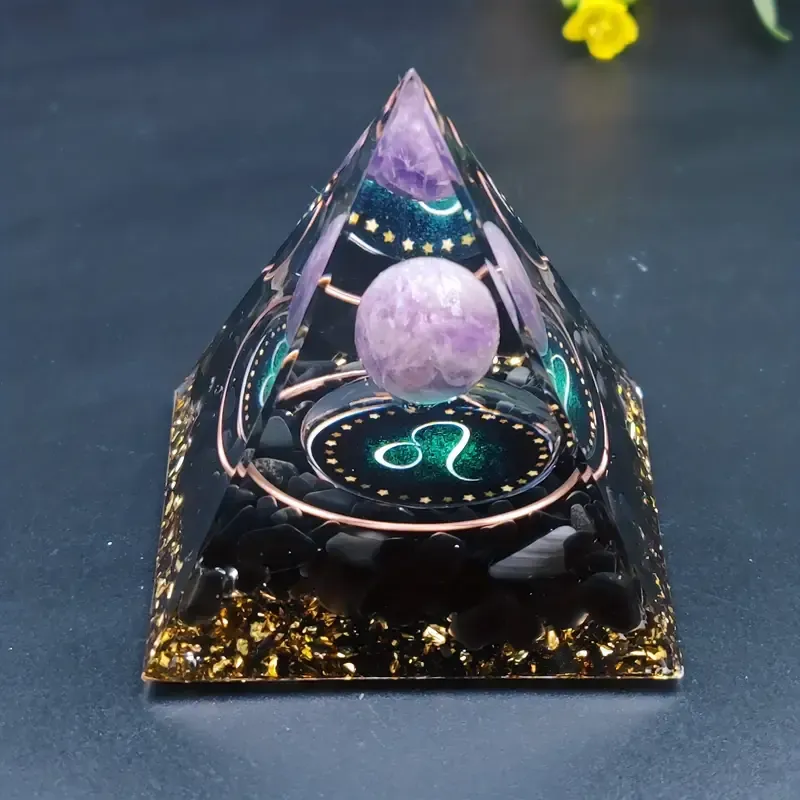 Leo Orgonite Pyramid