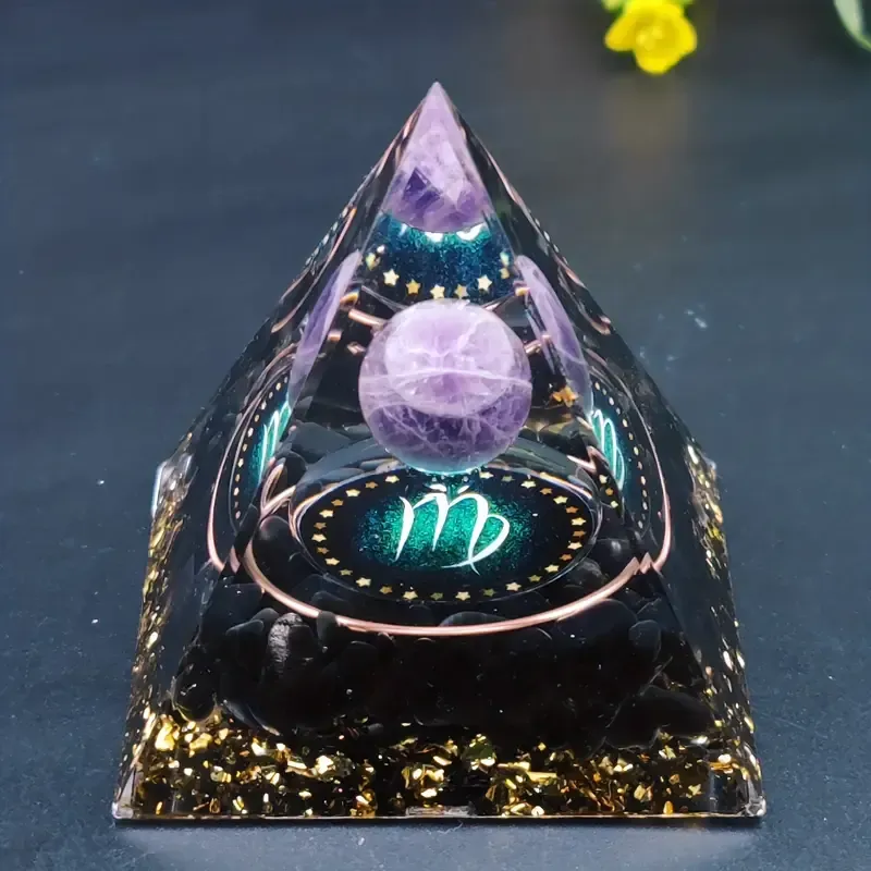 Virgo Orgonite Pyramid