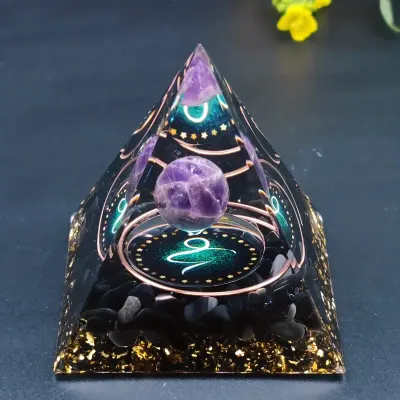 Capricorn Orgonite Pyramid