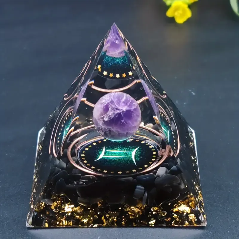 Gemini Orgonite Pyramid