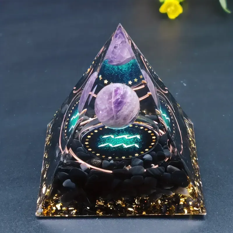 Aquarius Orgonite Pyramid