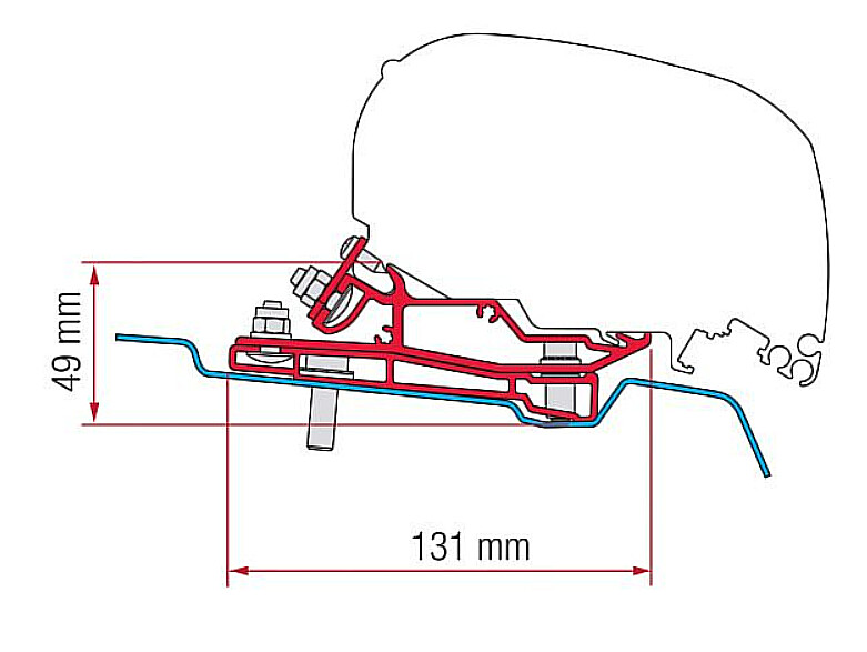 Adapter Ford Transit H3