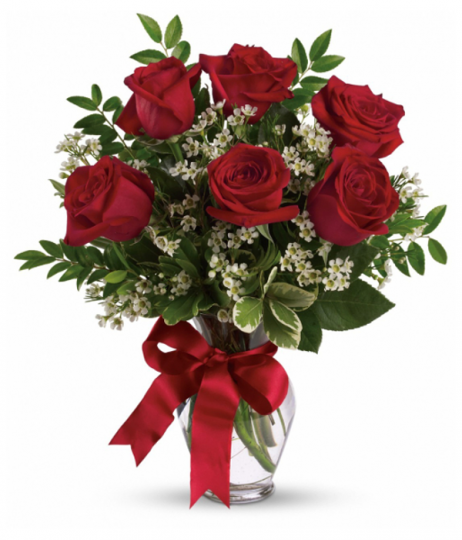 #6 - Roses rouges et vase