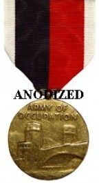 Army of Occupation Medal - Large Anodized