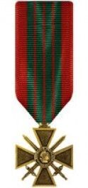 French Croix De Guerre - WWII Medal - Mini