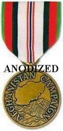Afghanistan Campaign Medal - Large Anodized