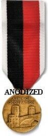 Army of Occupation Medal - Mini anodized