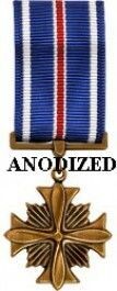 Distinguished Flying Cross Medal - Mini Anodized