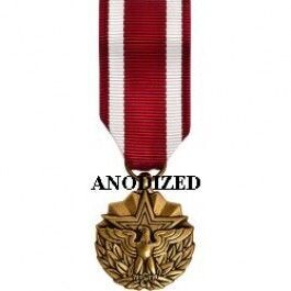 Meritorious Service Medal - Mini Anodized