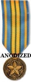 Military Outstanding Volunteer Service Medal - Mini Anodized