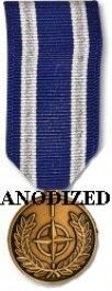 NATO (ISAF) Medal - Mini Anodized