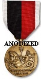 Navy Occupation Medal - Large Anodized
