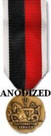 Navy Occupation Medal - Mini Anodized