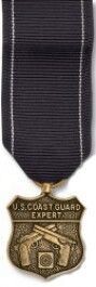 Coast Guard Pistol Expert Medal - Mini
