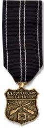 Coast Guard Rifle Expert Medal - Mini