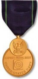 Navy Pistol Expert Medal - Large