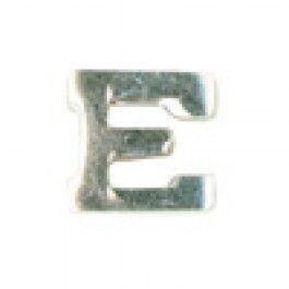 'E' 1/4 inch Silver Device