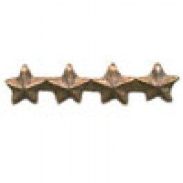 Bronze Star – 3/16 inch - Quadruple Cluster