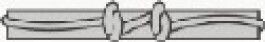 Hitch 2 knot Silver - Large Device for Army Service