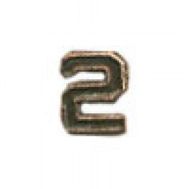 Numeral 2 Bronze