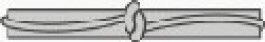 Hitch 1 knot Silver - Large Device for Army Service
