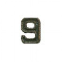 Numeral 9 Bronze