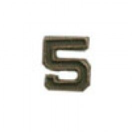 Numeral 5 Bronze