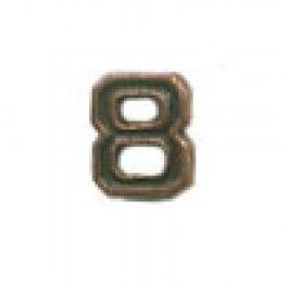 Numeral 8 Bronze