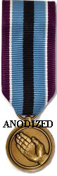 Humanitarian Service Medal - Mini Anodized
