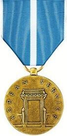 Korean Service Medal - Large