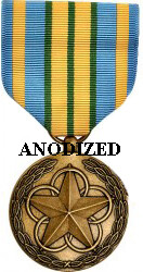 Military Outstanding Volunteer Service Medal - Large Anodized