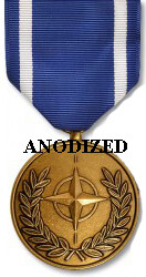 NATO Medal - Large Anodized