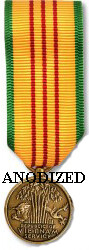 Vietnam Service Medal - Mini Anodized